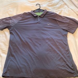 Nike Tiger Woods Collection dri-fit golf polo XL
